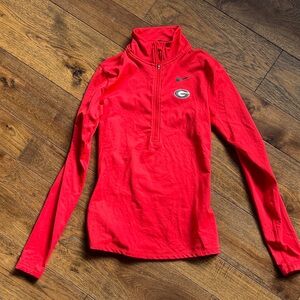 Nike Georgia Bulldogs Women's Bright Red Long Sleeve Top